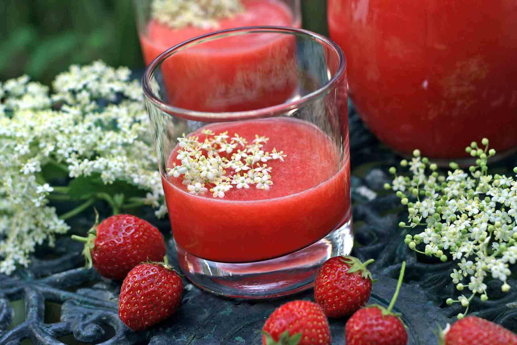 Strawberry & Elderflower Aqua Fresca Recipe