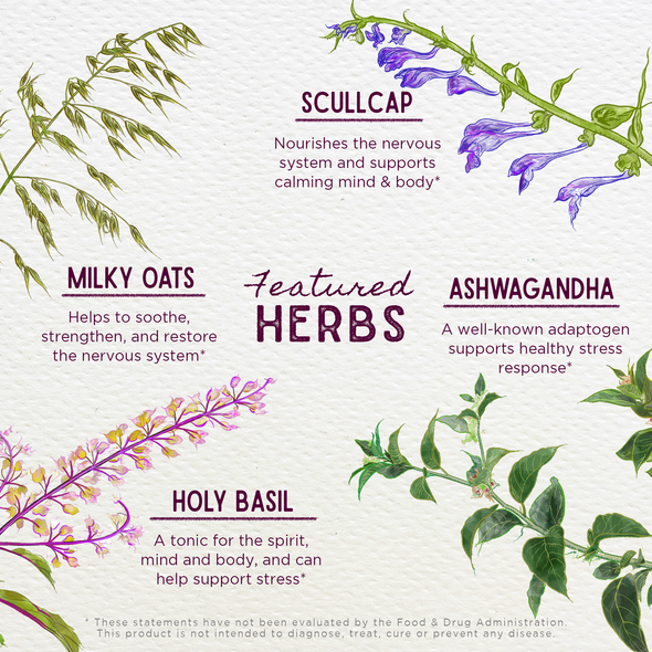 Featured Herbs in Deep Stress Daily Calm
