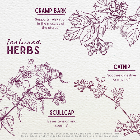 Featured Herbs in Cramp Release Menses Soother