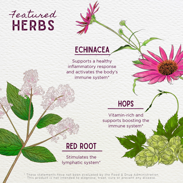 Featured Herbs in Kick-Ass Biotic Immune Force