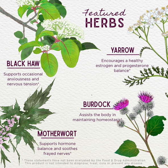 Featured Herbs in ReBalance After Birth Hormonal