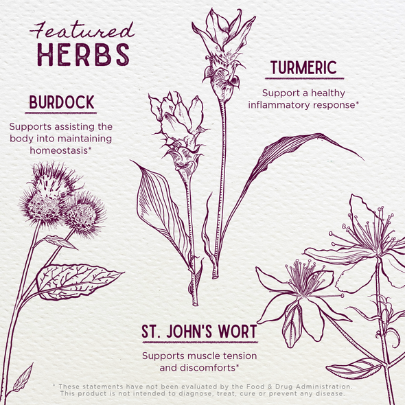 Featured Herbs in Deep Recovery Muscular & Skeletal