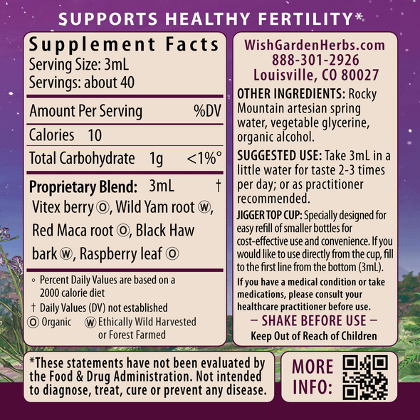 Fertility Prep Conception Support Ingredients & Supplement Facts