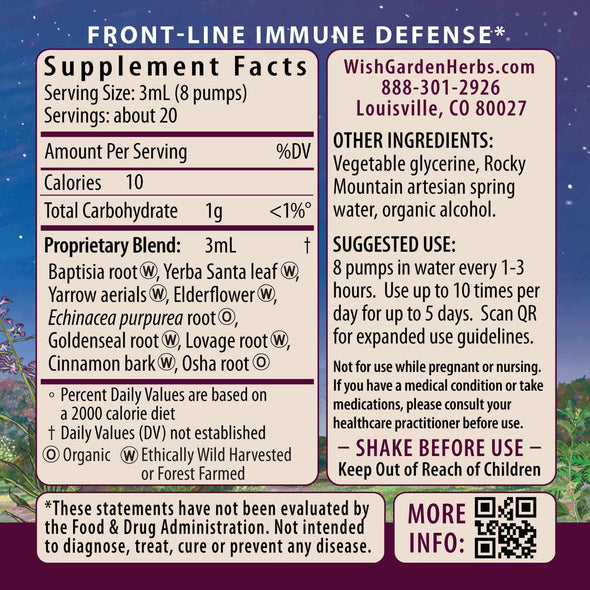 Kick-Ass Immune Activator Ingredients & Supplement Facts
