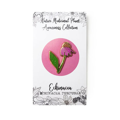 Echinacea Enamel Pin