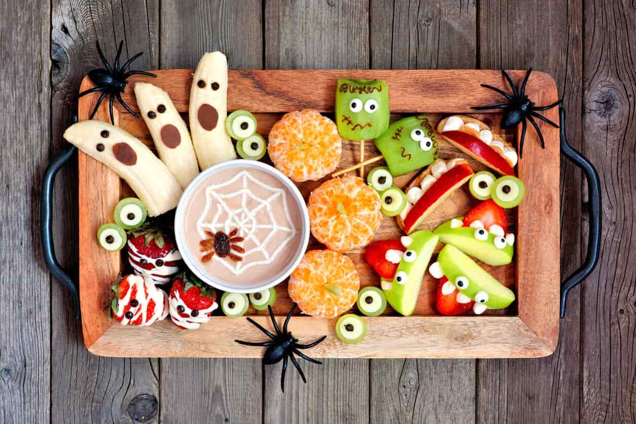 Delicias de Halloween saludables y comestibles