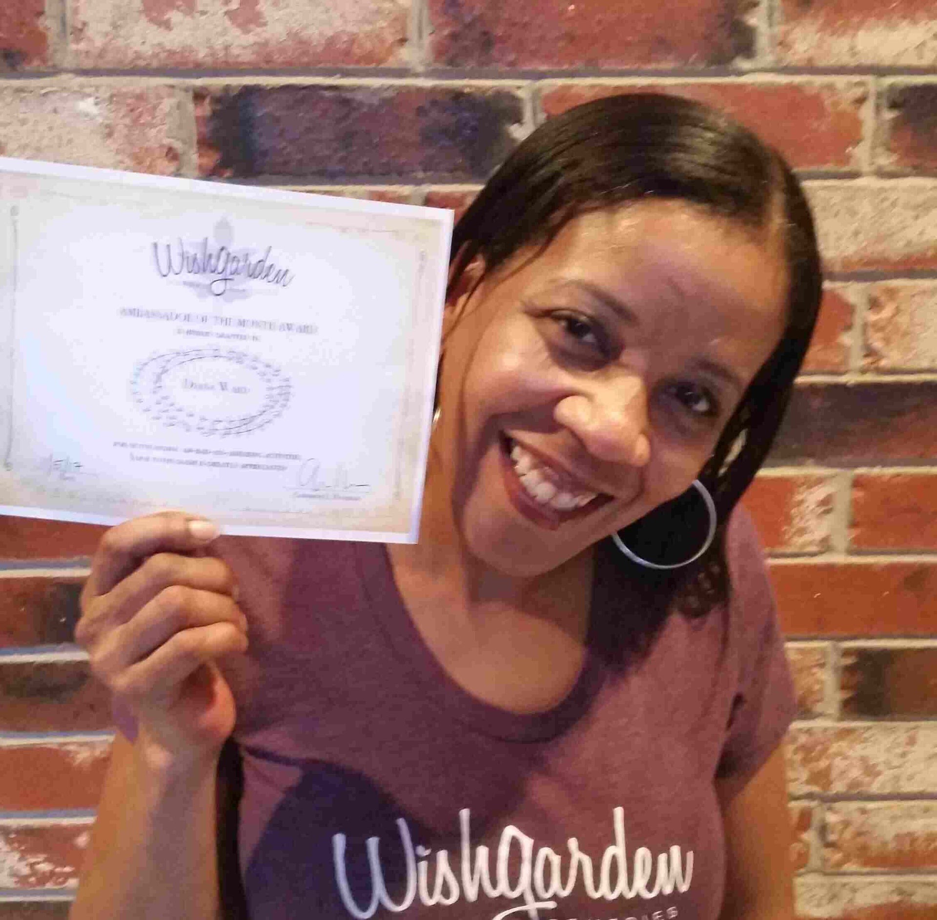 WishGarden Ambassador of the Month: Diana Ward