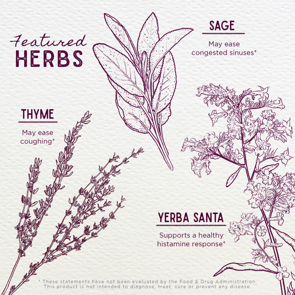 Featured Herbs in Congestion Rescue Immune Support for Kids