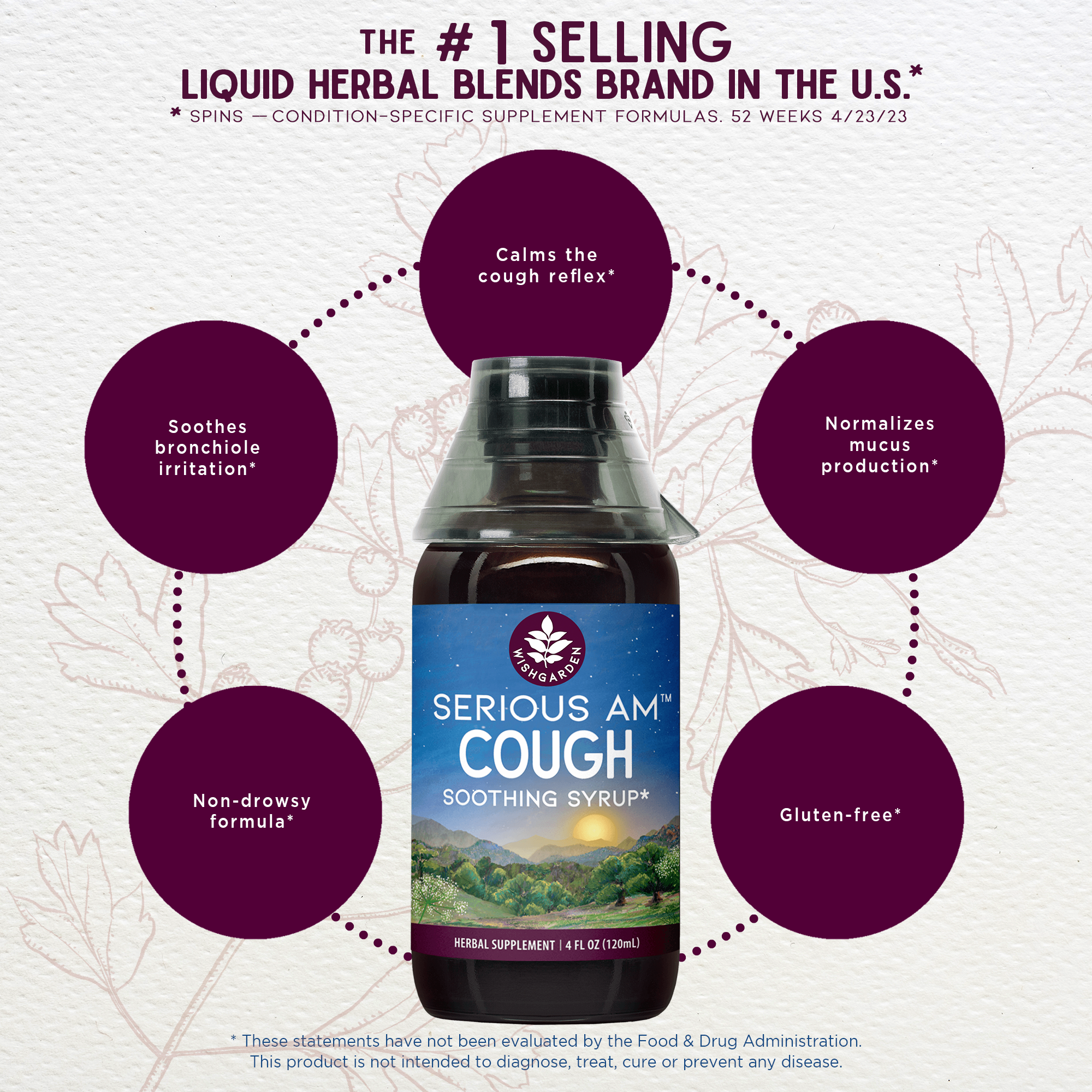 Serious AM Cough Syrup: Natural Non-Drowsy Cough Syrup