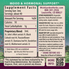 Postpartum Emotional Baby Blues ingredients panel