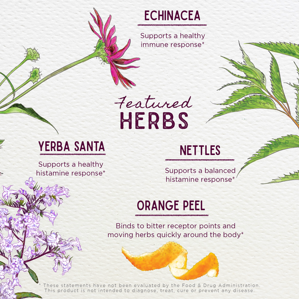 Featured Herbs in Kick-Ass Allergy & Sinus Soother