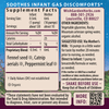 Colic Ease Infant Comfort ingredients panel