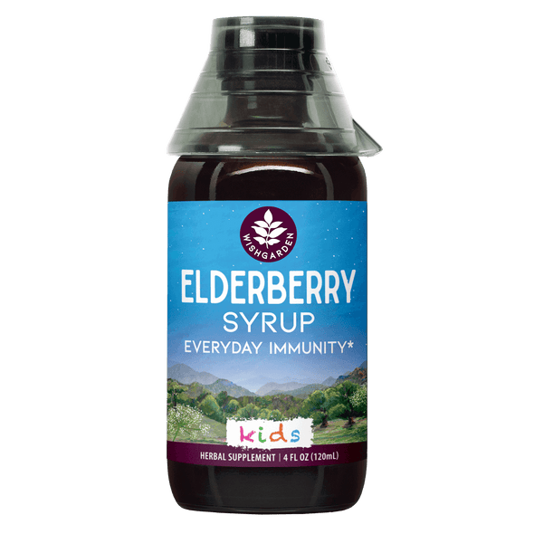 Elderberry Syrup Everyday Immunity for Kids 4oz Jigger Bottle
