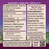 Fertility Prep Conception Support ingredients panel