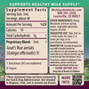 Goat's Rue Lactation Aid ingredients panel