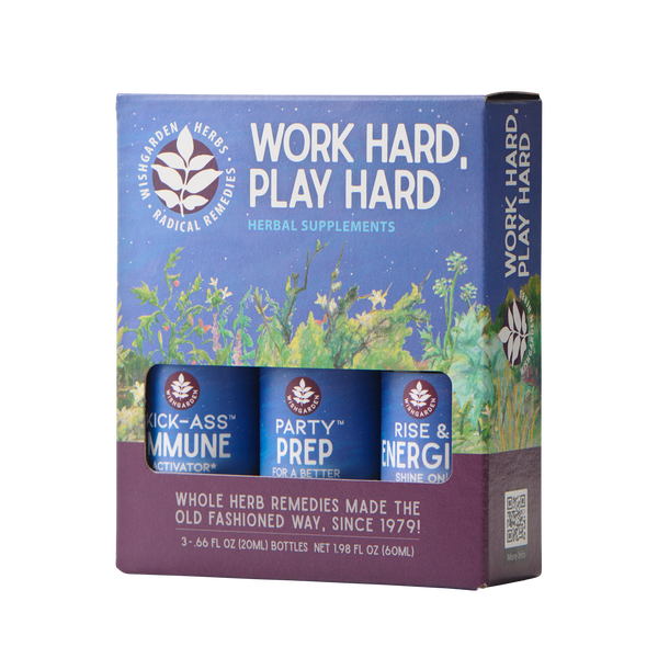 Work Hard Play Hard: Herbal Energy Boost 3 Pack – WishGarden