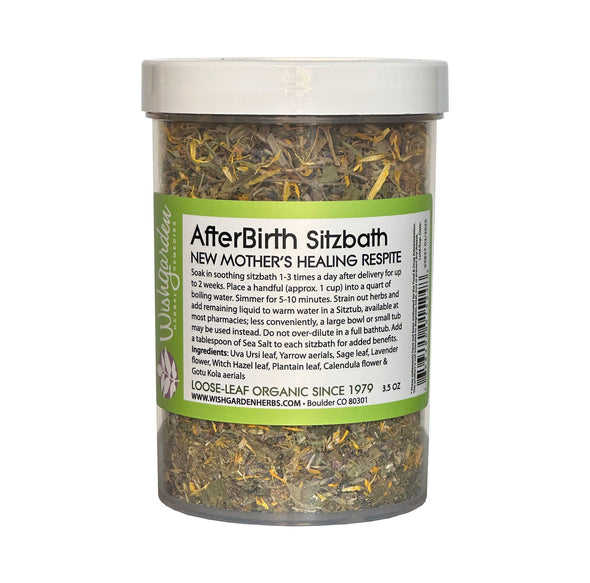 AfterBirth Sitzbath New Mother's Healing Respite 3.5oz Jar Bottle