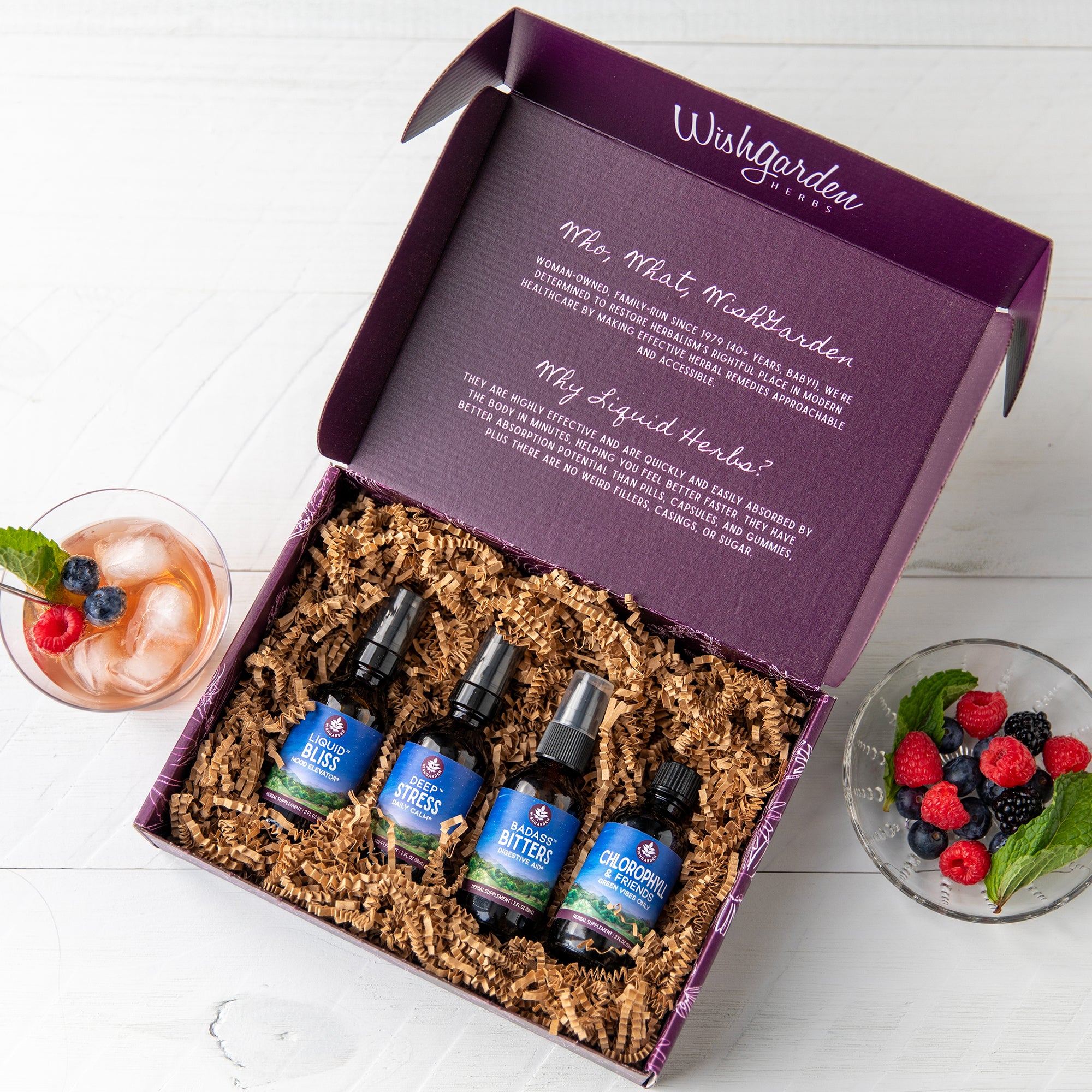 Herbal Mocktail Essentials Kit: Mixologists Ingredients for Sober