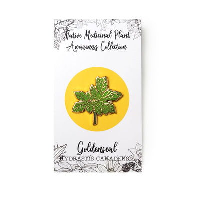 Goldenseal Enamel Pin - Front