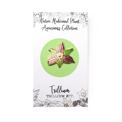 Trillium Enamel Pin