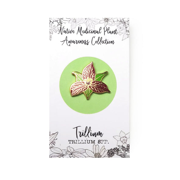 Trillium Enamel Pin - Front