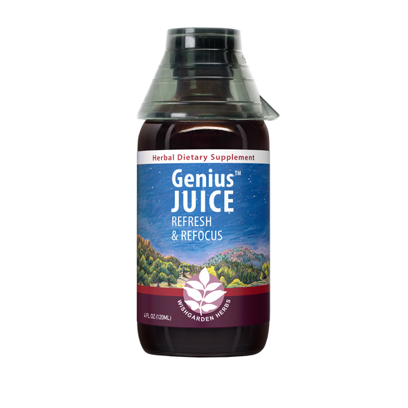 Genius Juice Refresh & Focus 4oz Jigger Bottle