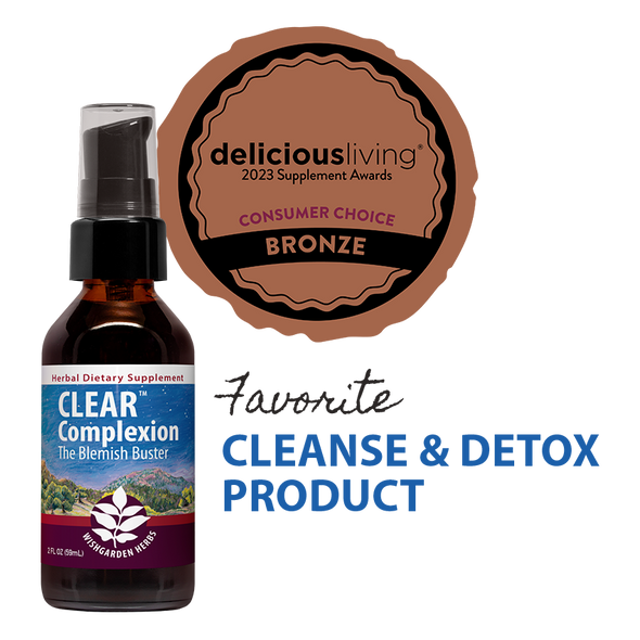 Clear Complexion Award from Delicious Living