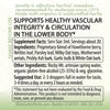 Varicosity Circulatory Tonic For Pregnancy ingredients panel